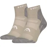 Head HIKING ALL CLIMATES QUARTER Sneakersocken 2er Pack Grau 43-46