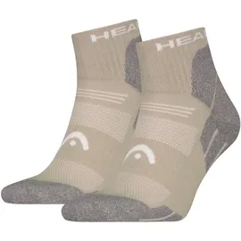 Head HIKING ALL CLIMATES QUARTER Sneakersocken 2er Pack Grau 43-46