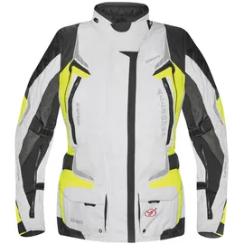 Germot Allround Textiljacke Hellgrau/Gelb XXL
