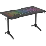 deltaco Gaming DT420, Gaming Tisch, Schwarz