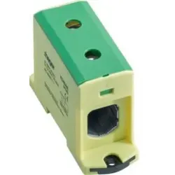 Hager K240AE Anschlussklemme für Aluminium und Kupferleitungen, 35mm2-240mm2, grün gelb