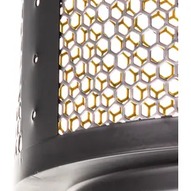 Nino Leuchten Smart LED Deckenleuchte dimmbar Deckenlampe Wohnzimmerleuchte schwarz gold Retrolampe Esstischleuchte, Rgb Farbwechsel App-und Sprachsteuerung, 10w 806lm warmweiß-kaltweiß, Dxh 40x34 cm