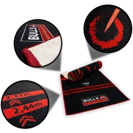 BULL'S Carpet Mat 140 Rot