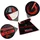 BULL'S Carpet Mat 140 Rot