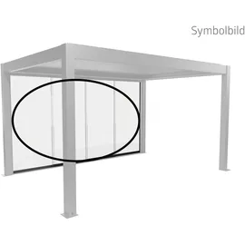 Biohort Glasschiebewand 3 m dunkelgrau-metallic