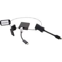 Kramer AD-RING-8 (HDMI, USB), Data + Video Adapter, Schwarz