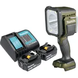 Makita Makita, Arbeitsleuchte, DML 812 SF Akku Handstrahler 18 V 1250 lm LED Olive Grün Outdoor Adventure Sonderedition + (1250 lm)
