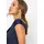 bonprix Off-Shoulder-Kleid Blau/Weiß 48/50