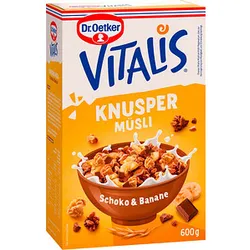 Dr.Oetker Vitalis Knusper Banane Müsli 600,0 g