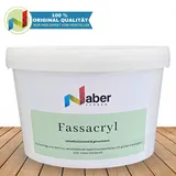 5 L Acryl Fassadenfarbe, WEISS - matt