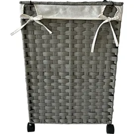 Hti-Living Wäschesammler 40 Liter Briena Grau - Grau