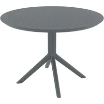 CLP Sky Gartentisch Ø 105 x 74 cm Dunkelgrau