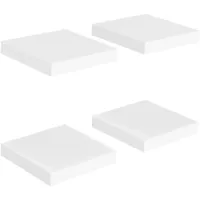 vidaXL Wandregal 23 x 23,5 x 3,8 cm Weiß