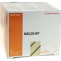 MELOLIN 5x5 cm Wundauflagen steril 25 St Verband