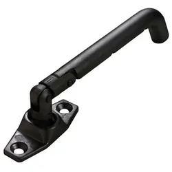 Dänischer Fenster Sicherungsbeschlag (schwarz pulverbeschichtet)