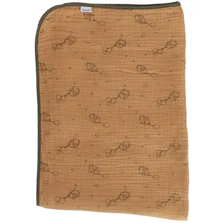 Sterntaler® Musselin-Decke in Hellbraun - (L)120 x (B)120 cm