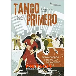 Verlag Purzelbaum Tango Primero: Akkordeon Noten mit Orange Audio-CD