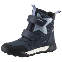 GEOX J TREKKYUP Girl B AB Snow Boot, Navy/LT AVIO, 29 EU