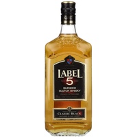 Label 5 Classic Black Blended Scotch Whisky 40% Vol. 0,7l