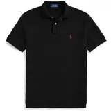 Ralph Lauren Piqué-Poloshirt schwarz XL