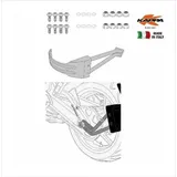 Kappa Hinterradkotflügel für Yamaha MT-07 16-17 Black