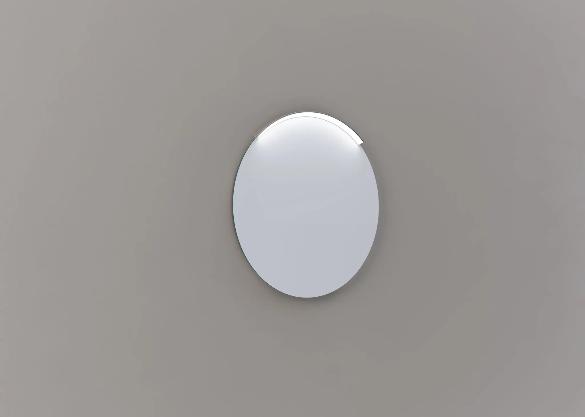 Thebalux Sunny LED-Wandspiegel - Aluminium