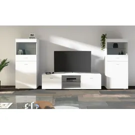 borchardt Möbel Wohnwand »Scala«, weiß