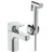 Ideal Standard Cerabase H80 Waschtischarmatur BC834AA chrom, mit Seitenbrause, ohne Ablaufgarnitur, Ausladung 106mm