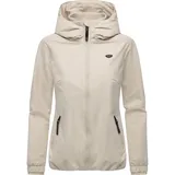Ragwear wasserdichte und atmungsaktive Damen Übergangsjacke leichte kurze Funktionsjacke mit Kapuze Dizzie Tech YOUMODO Bone025 Gr. XXL - XXL