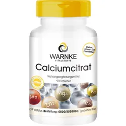 Warnke Vitalstoffe Calciumcitrat 90 St 