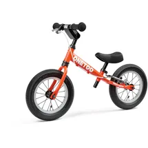 Yedoo OneToo für Kinder von 1,5 Jahren (85 cm) - für Mädchen und Jungen Höhenverstellbar in redorange - Lernlaufrad mit Reflektoren