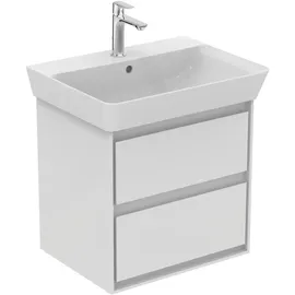 Ideal Standard Connect Air M√∂belwaschtischunterschrank, - Waschbeckenunterschrank, Waschtischunterschrank Frontfarbe weiß glänzend BxHxT 51,7 x 40,9 x 53 c (53 x 40.90 x 51.70 cm)