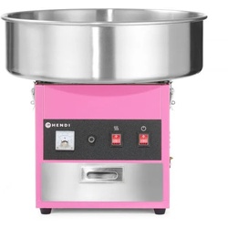 Hendi Zuckerwatte-Maschine mit abnehmbare Schüssel und Zubehör Schublade 1200W
