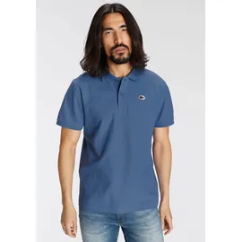 KangaROOS Poloshirt Kurzarm, mit Polokragen, aus Piqué-Stoff, aus 100% Baumwolle, Gr. 3XL (64/66), blau, , 77388217-XXXL