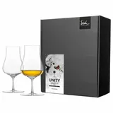 Eisch Malt Whiskygläser Unity SensisPlus, 2er Set im Geschenkkarton, 230 ml, Handgefertigte Nosing-Gläser, Spülmaschinenfest