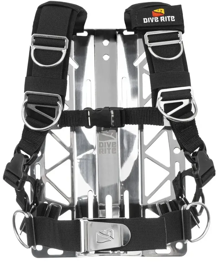 Dive Rite Transplate Gurtsystem - Black - M
