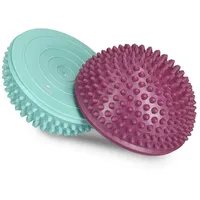 Navaris Balance-Igel Fitness Halbkugel mit Noppen - 2x Balance