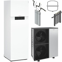 Viessmann Split Luft/Wasser-Wärmepumpe Vitocal 222-S AWBT-E-AC 221.C16 400V mit Regelung Vitotronic 200 + Pufferspeicher 100-E SVPA 42l, Anschluss oben - Z017638