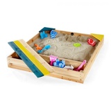 authentic sports & toys Sandkasten mit Staufach (25069)