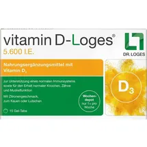 Dr. Loges Vitamin D-Loges 5.600 I.E. Kautabletten 15 St.
