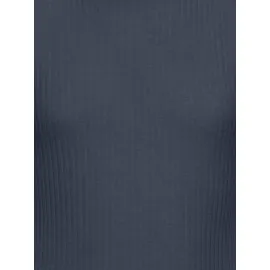 KIDS ONLY Strickkleid KIDS ONLY "KOGNELLA S/S DRESS VD JRS", Mädchen, Gr. 134/140, N-Gr, ombre blau, Jersey, Obermaterial: 65% Polyester, 30% Viskose, 5% Elasthan, unifarben, figurumspielend, Rundhals, Kleider Strickkleid, mit Rundhals-Ausschnitt und kurzem Arm