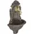 Relaxdays Wandbrunnen antik schwarz