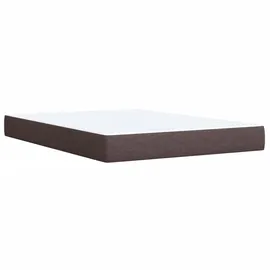 vidaXL Boxspringbett 140 x 200 cm Dunkelbraun