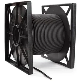 Cables Hochwertiges Lautsprecherkabel schwarz, 2 x 2.50 mm2 100 m
