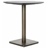 COCO Maison Brest Bistrotisch Marble Light Grey Gold 80cm