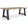 BIZZOTTO Rolland Gartentisch 240 x 100 x 77 cm Anthrazit/Braun