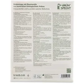 Grünspecht Naturprodukte Bio-Betteinlage 70 x 140 cm