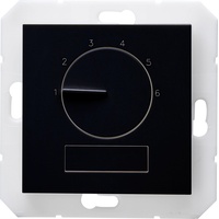 Kopp HK07 - elektronisches Raumthermostat Premium, Farbe: schwarz matt - (1 Stück)