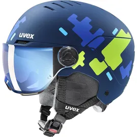 Uvex Rocket Visor blue puzzle matt 54-58 cm