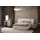JVmoebel Moderne Beige Schlafzimmergarnitur LED-Bett Holz Nachttische Spiegel,